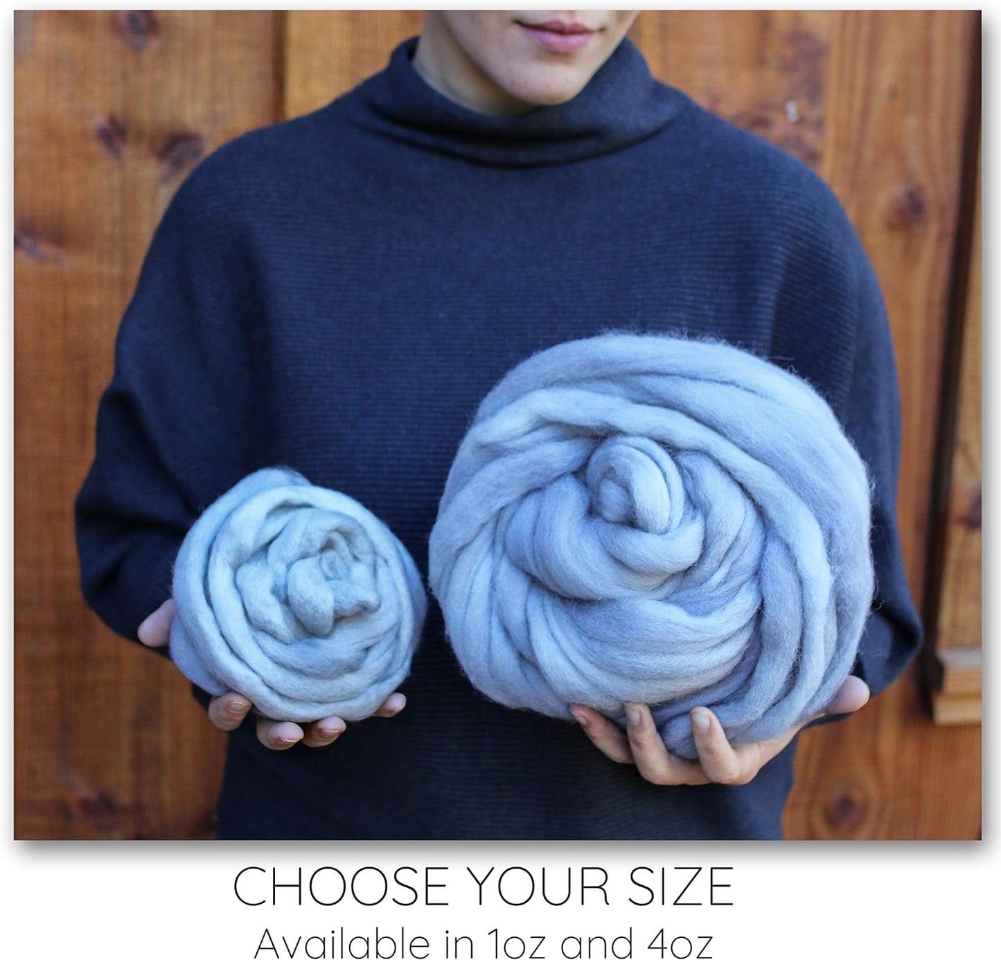 Wool Roving. Super Soft BFL Combed Top Pre-Drafted