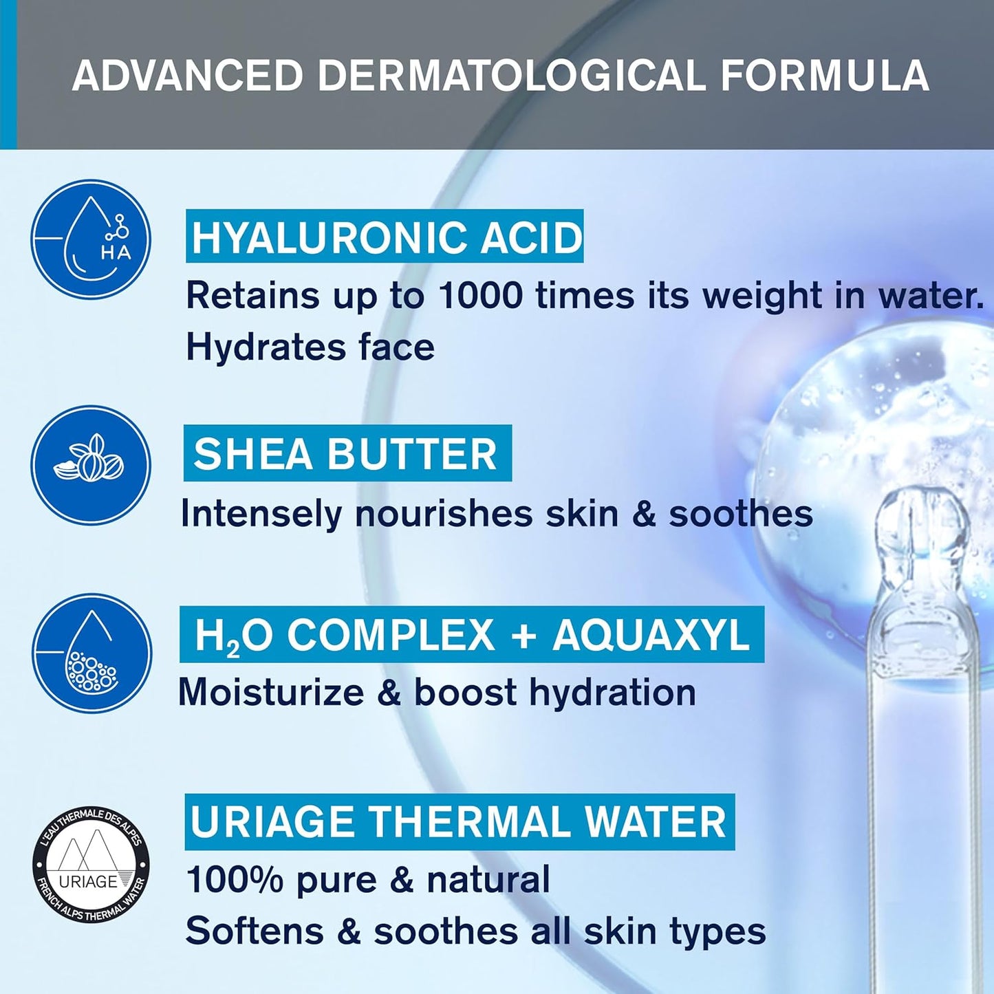 URIAGE Rich Water Cream - 1.35 oz