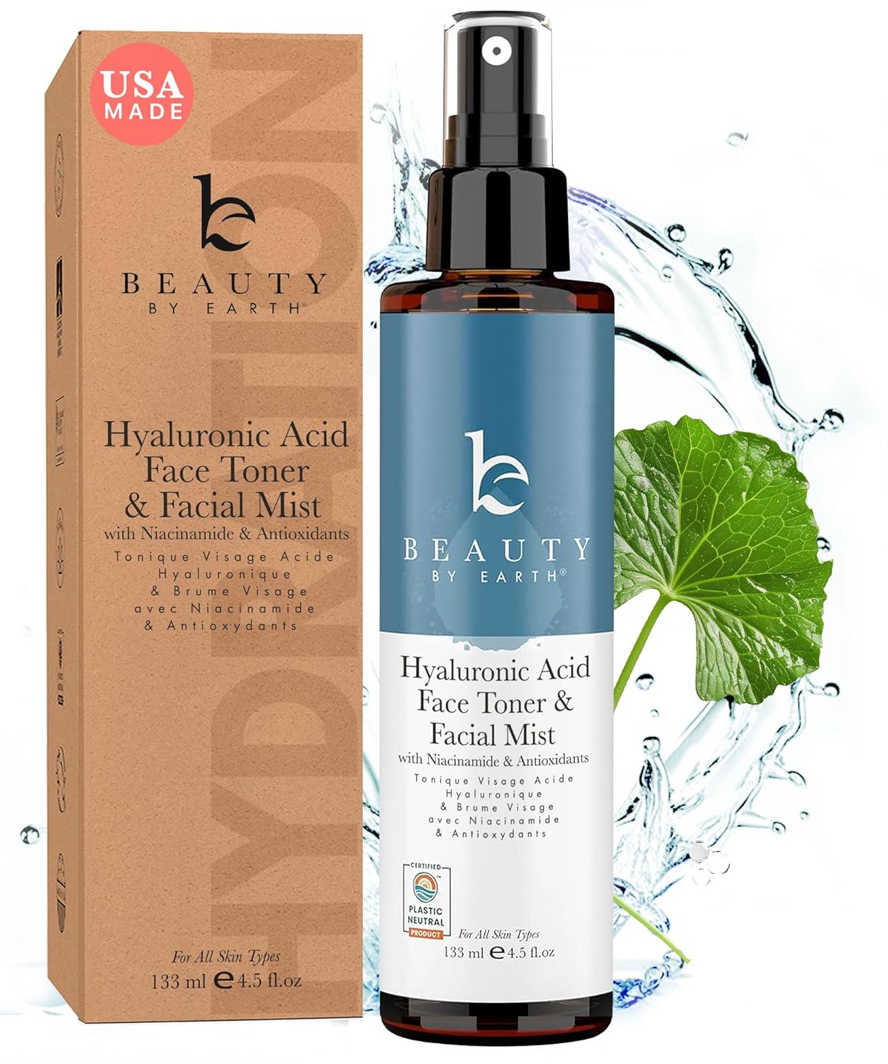 Hyaluronic Acid Toner for Face -4.5 fl oz
