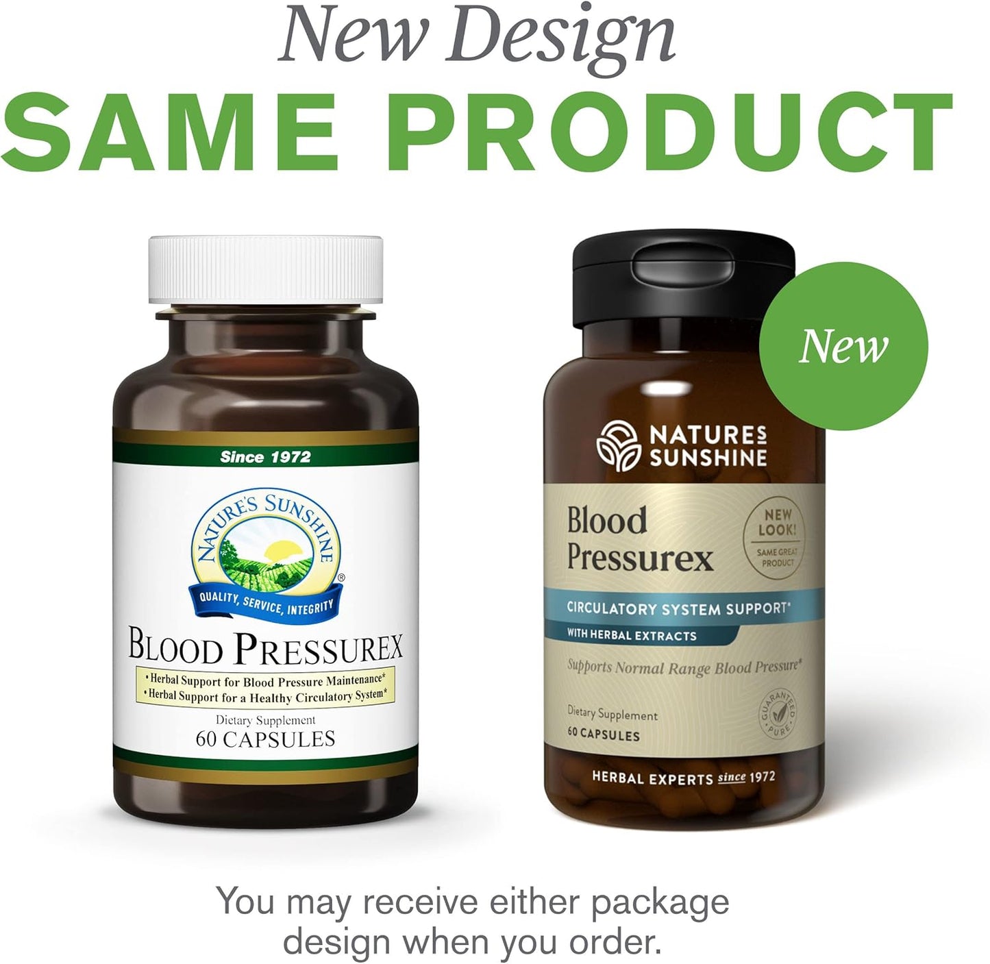 Nature's Sunshine Blood Pressurex 60 Capsules