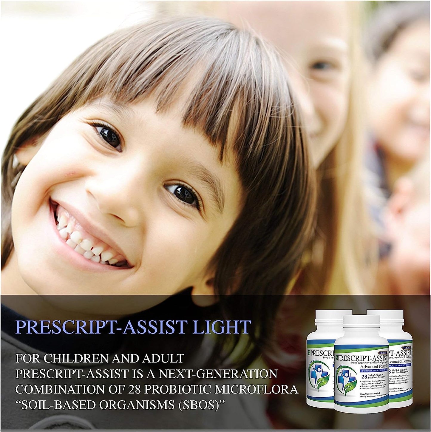Prescript-Assist Light -28 strains Soil microflora Probiotic and Prebiotic for Children and Adults