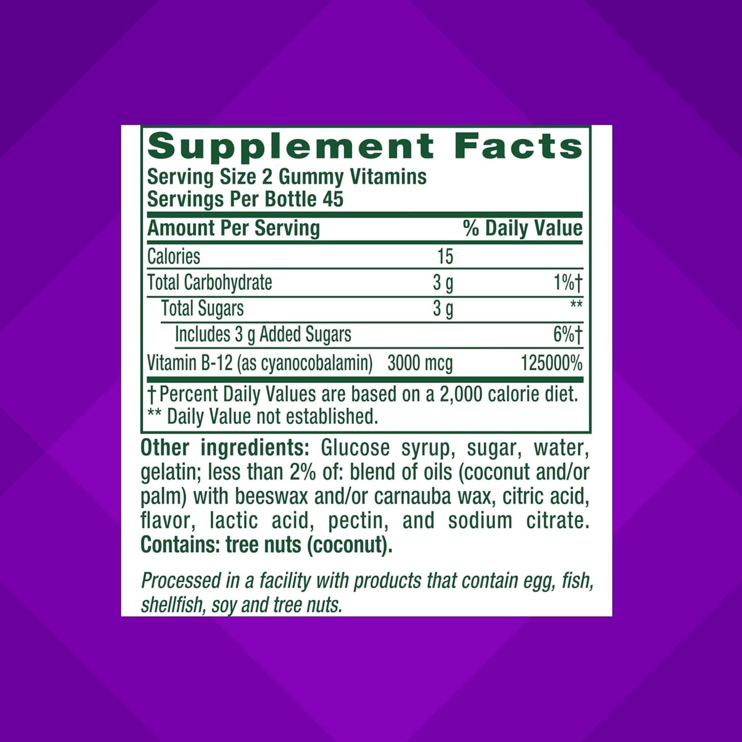 vitafusion Extra Strength Vitamin B12 Gummies 90 Count