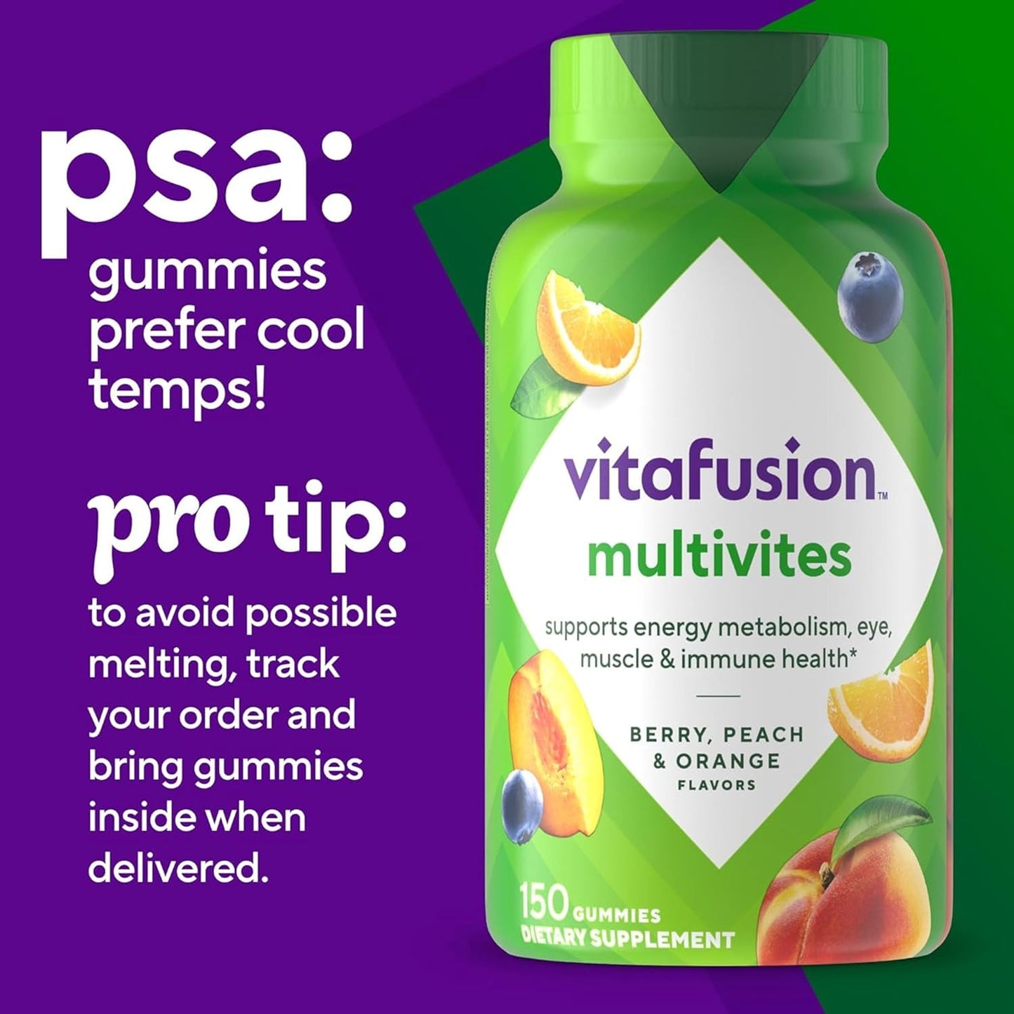 Vitafusion Adult Gummy Vitamins, 120 Count