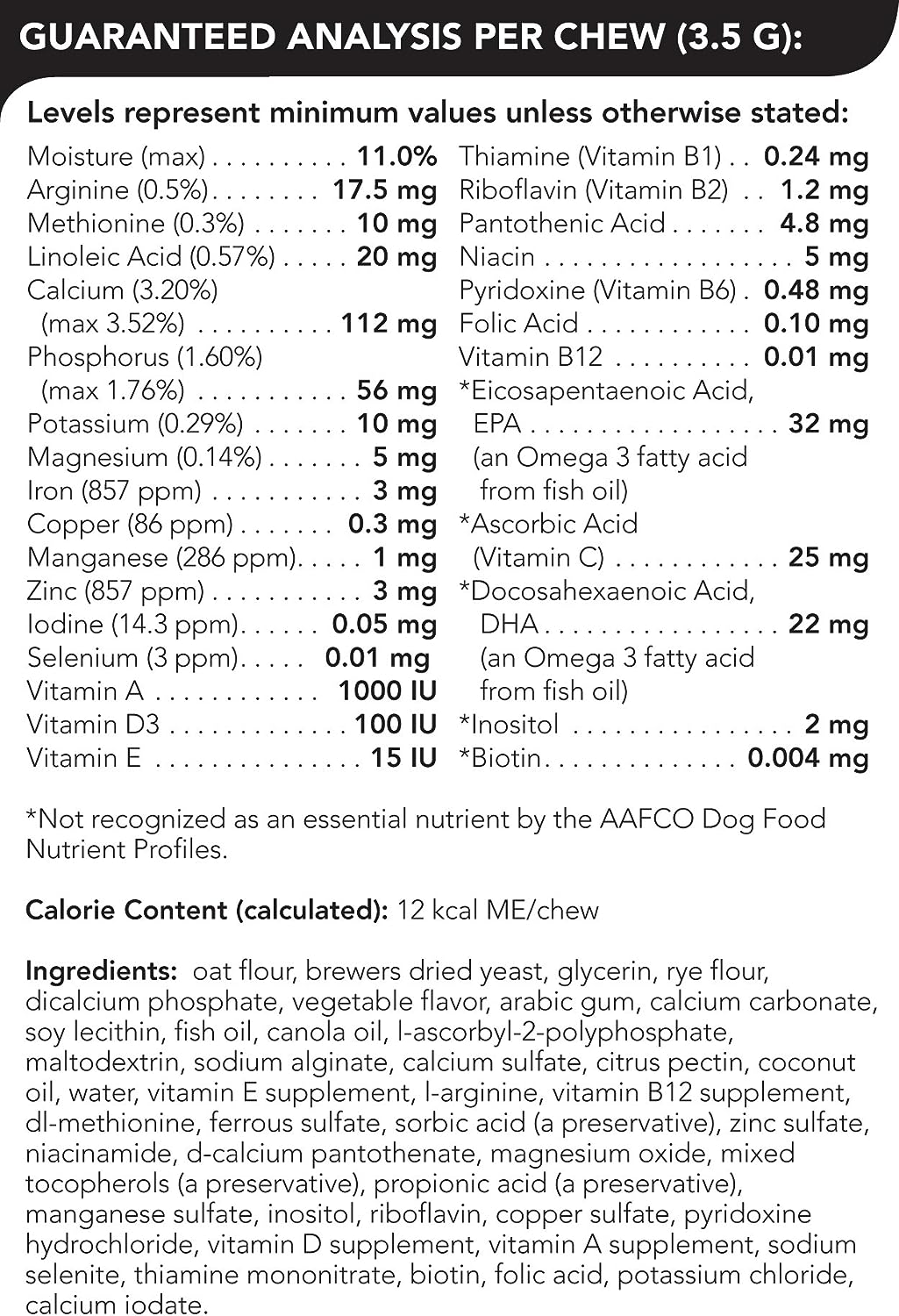 VETRISCIENCE Canine Plus MultiVitamin for Senior Dogs - 60 Chews