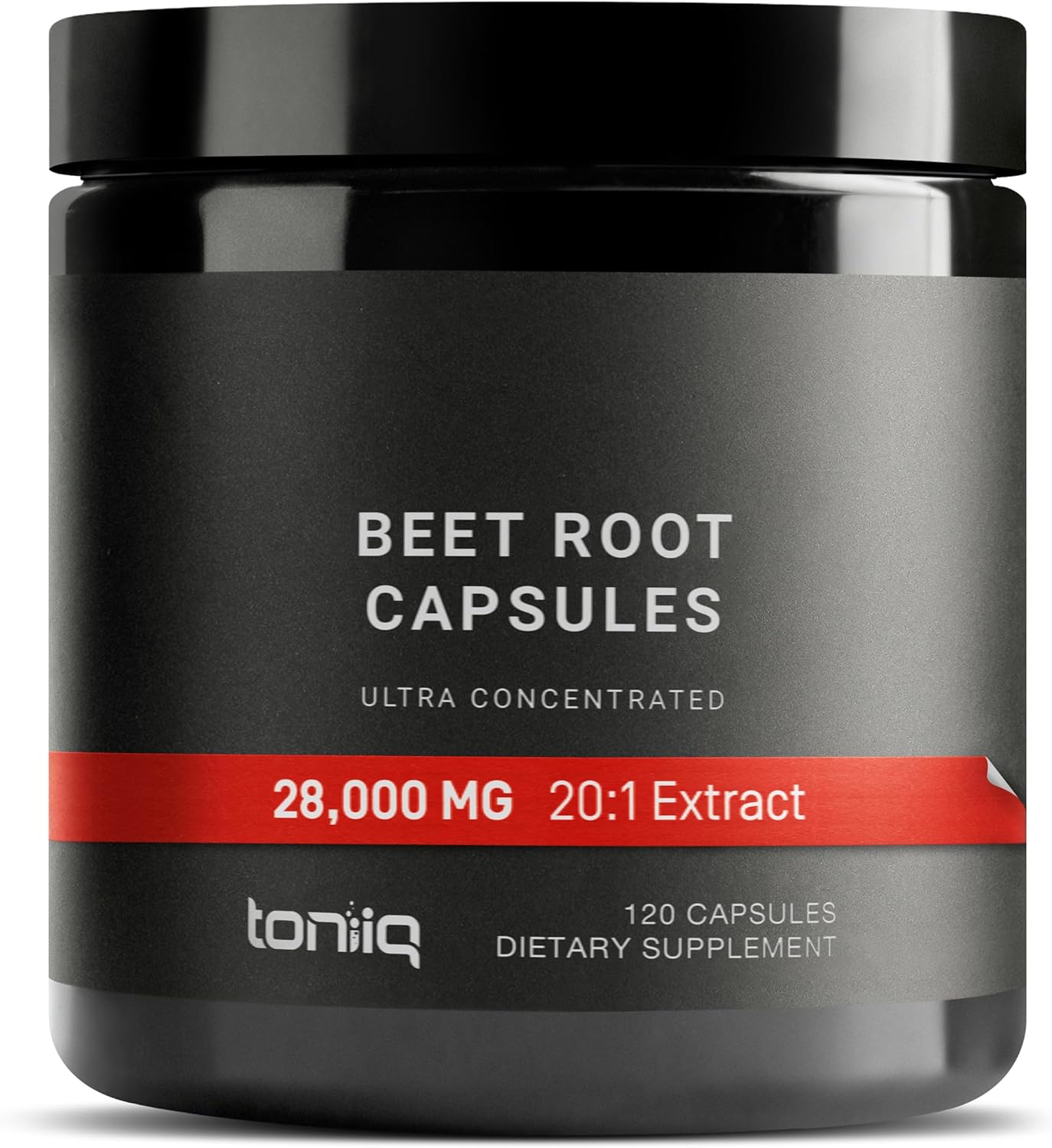 Toniiq 28,000mg 20x Concentrated Extract Beet Root 120 Capsules