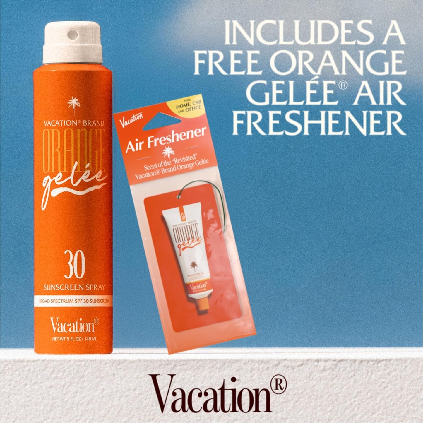 Vacation Orange Gelée SPF 30 Sunscreen Spray Oil & Air 5 Fl. Oz.