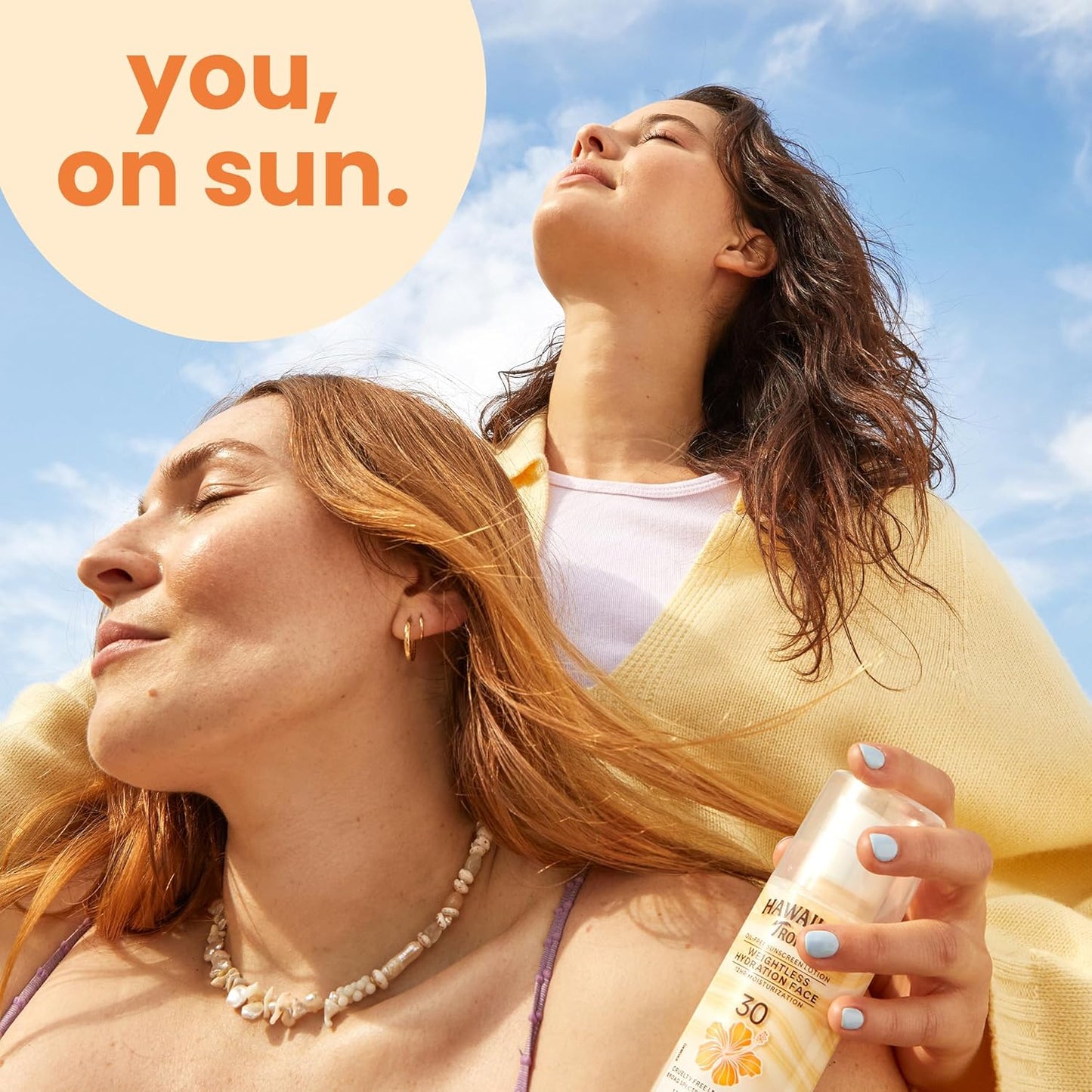Hawaiian Tropic Weightless Hydration Lotion Sunscreen for Face SPF 30, 1.7oz