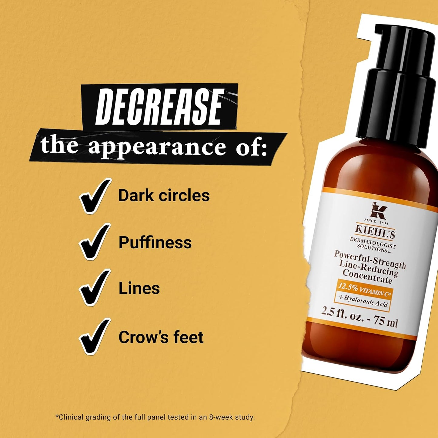Kiehl's Powerful-Strength 12.5% Vitamin C Serum,0.5 fl oz