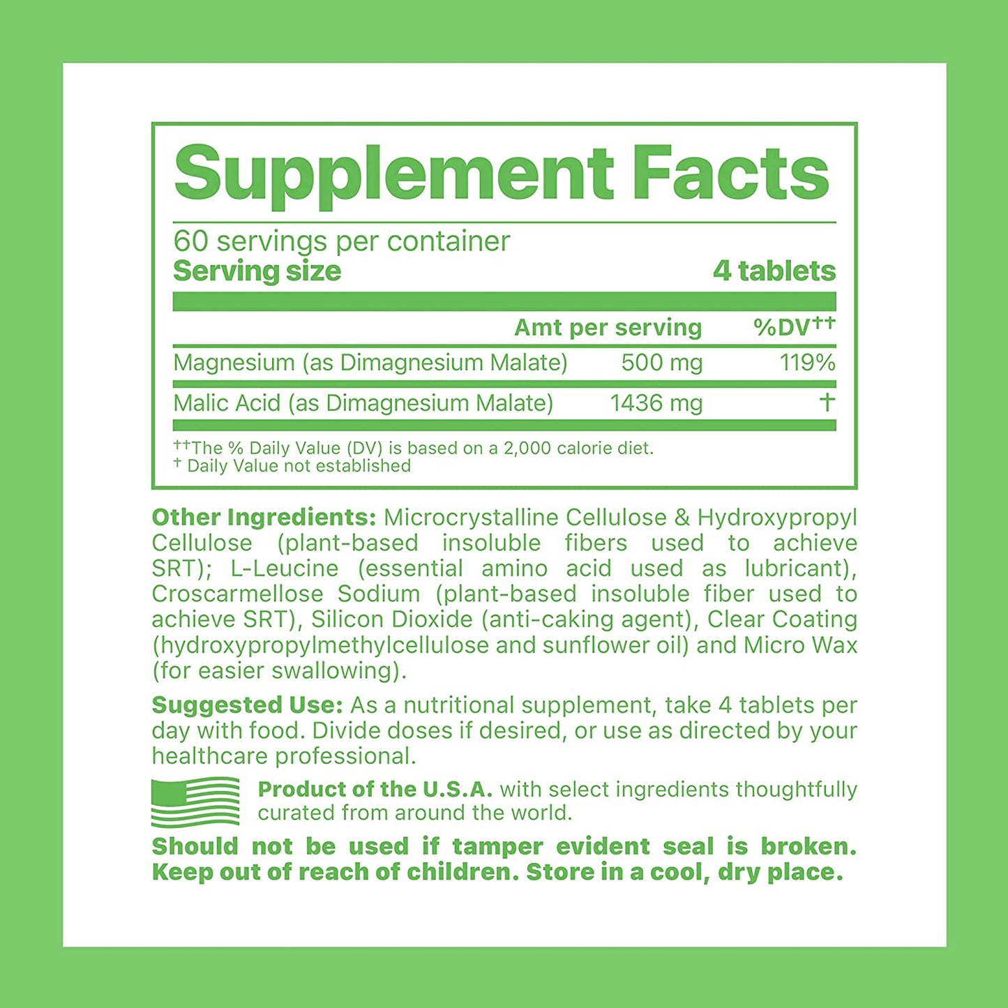 Jigsaw Health MAG SRT Magnesium Supplement