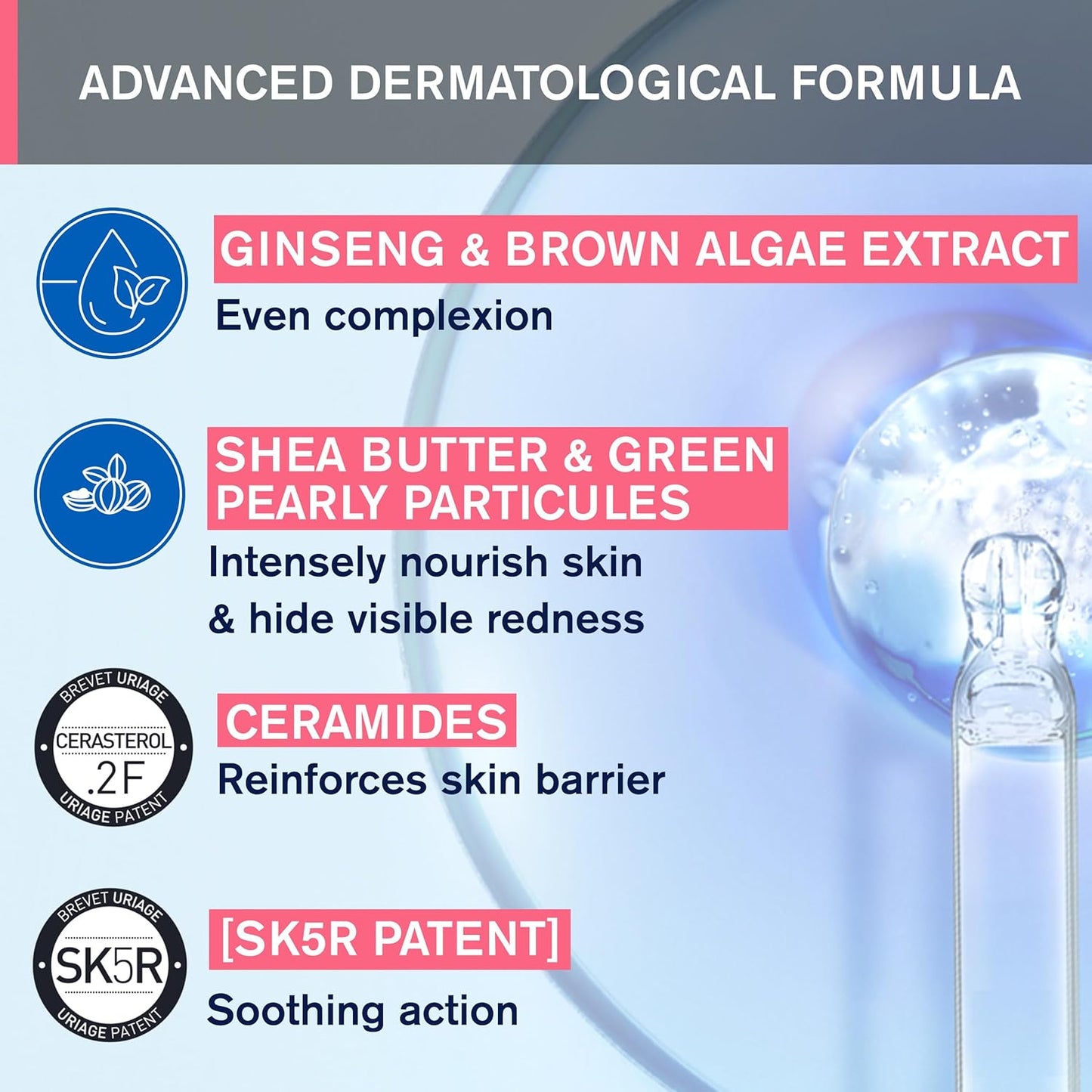 URIAGE Roséliane Anti-redness Rich Cream - 1.69 fl oz