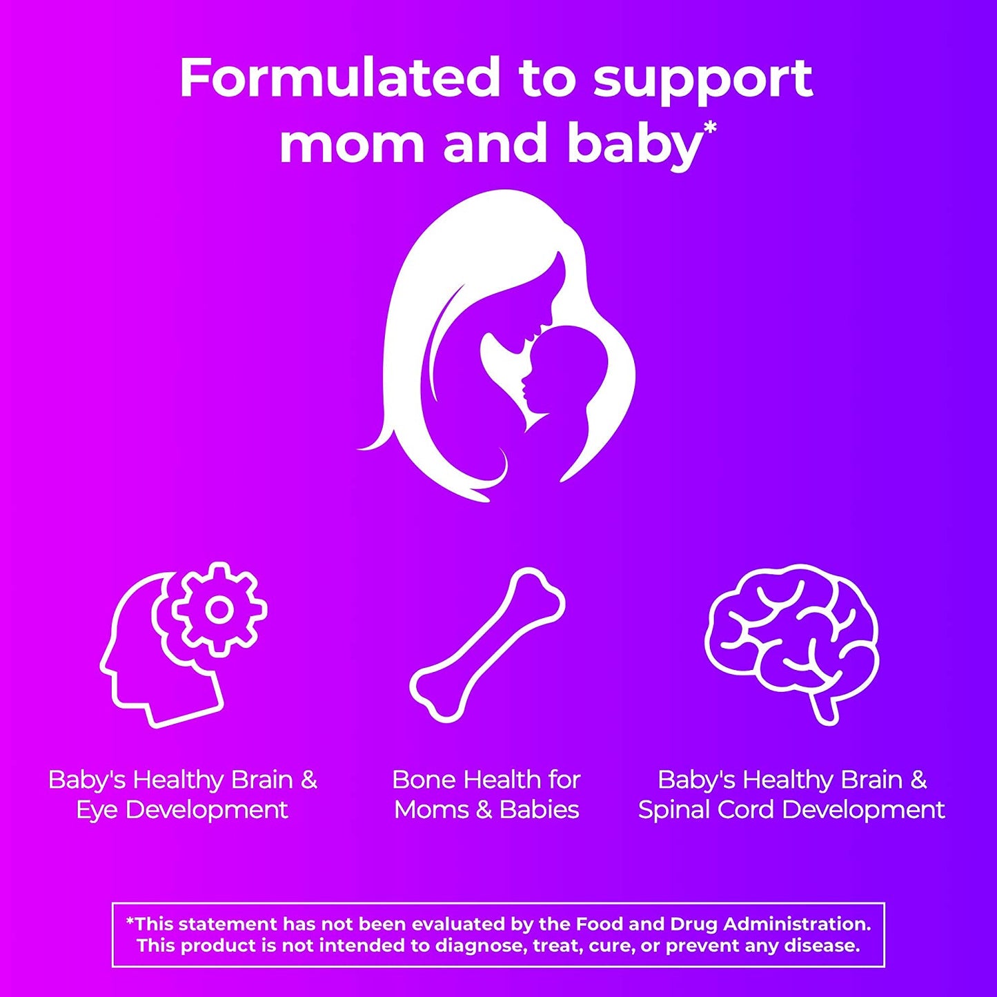 One A Day Women's Prenatal Multivitamin with Folic Acid, DHA and Iron, 30 Ct