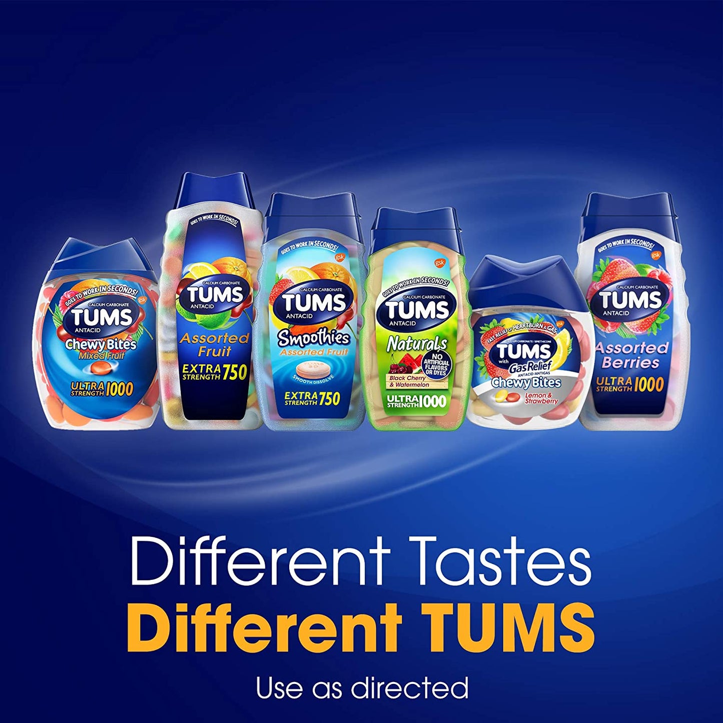 TUMS Ultra Strength Antacid Tablets for Chewable Assorted Fruit - 160 Count