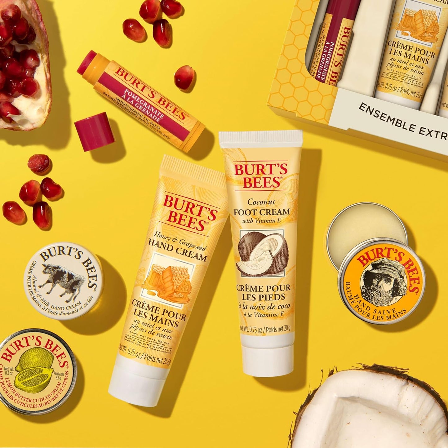 Burt's Bees 2 Hand Creams, Foot Cream, Cuticle, Hand Salve and Lip Balm