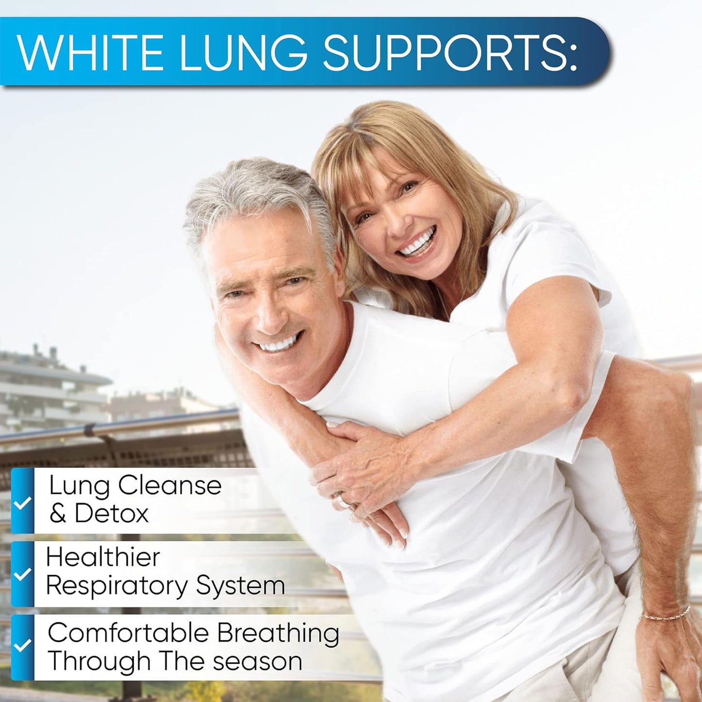 White Lung by NutraPro - Lung Cleanse And Detox.Support Lung Health - 60 capsules