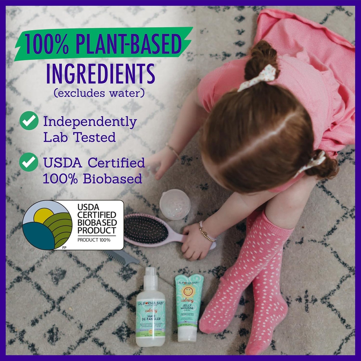 California Baby Calming Hair Gel for Kids 2.9 oz.