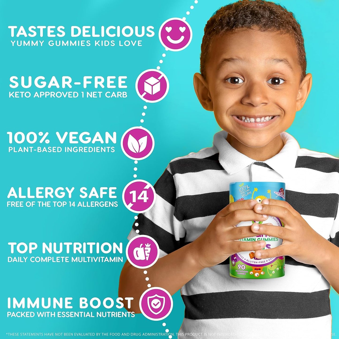 Nutracelle NUTRAMIN Sugar-Free Multivitamins for Kids - 90 Count
