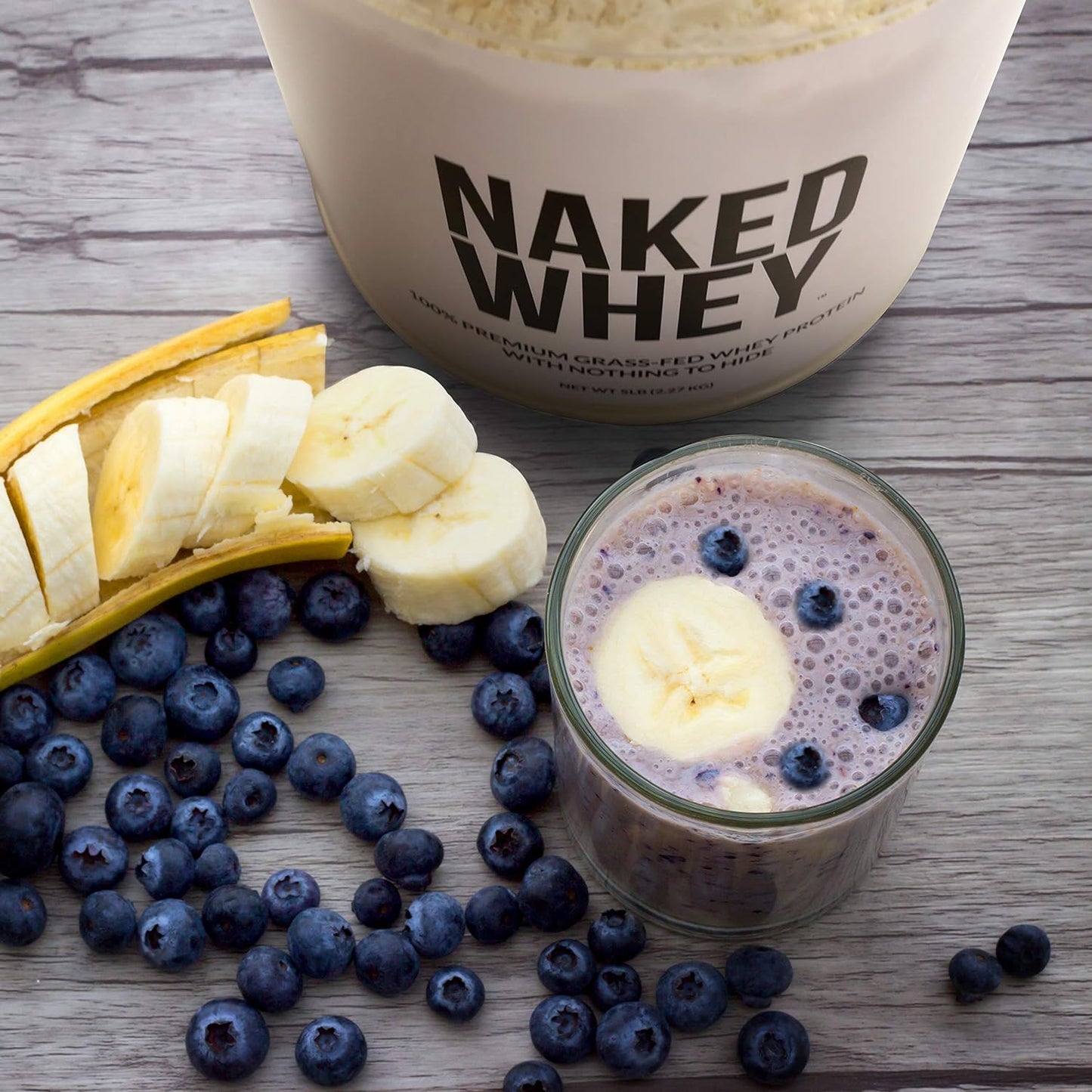 Naked Whey 1Lb - Only 1 Ingredient, Grass Fed Whey Protein Powder