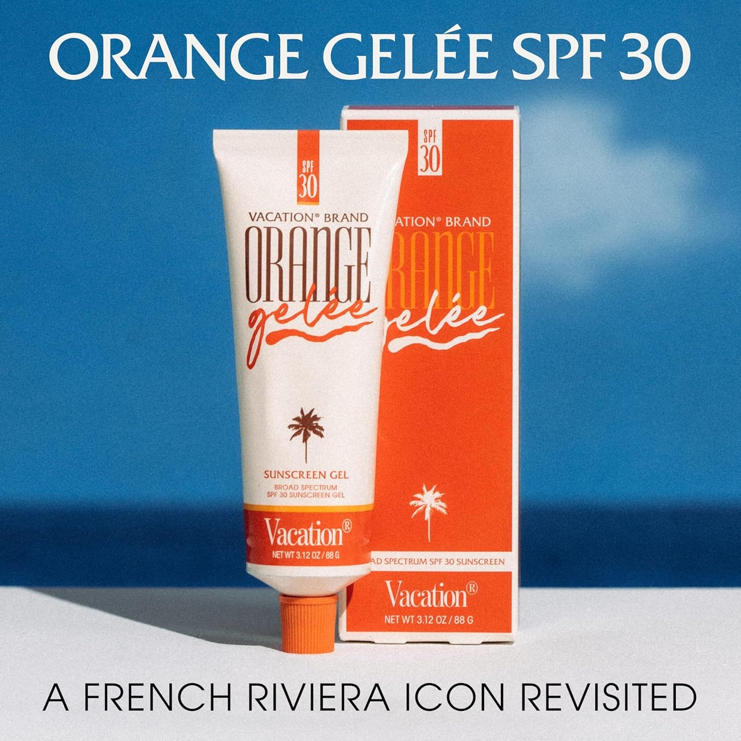 Vacation Orange Gelée SPF 30 Gel & Tube Key Bundle ,3.12 Oz.