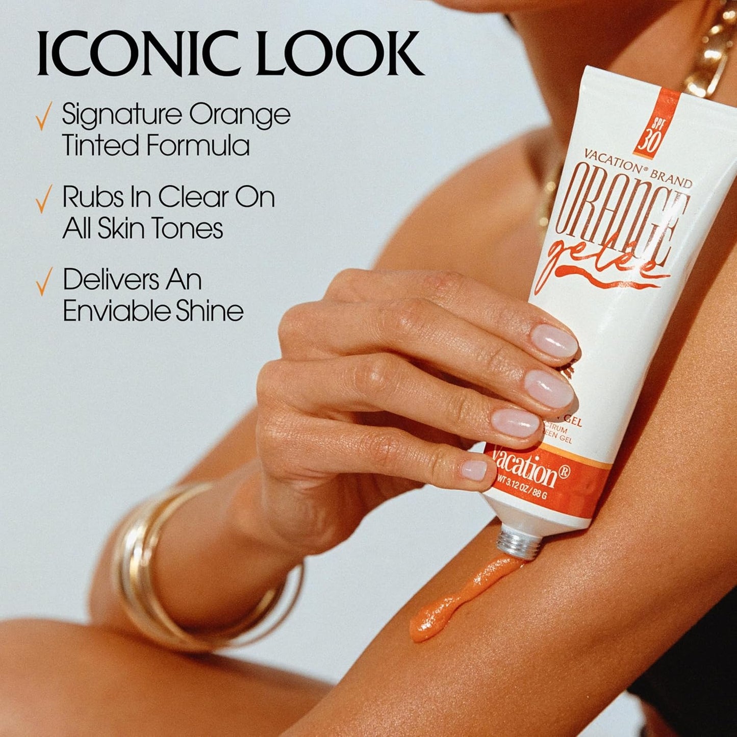 Vacation Orange Gelée SPF 30 Gel & Tube Key Bundle ,3.12 Oz.