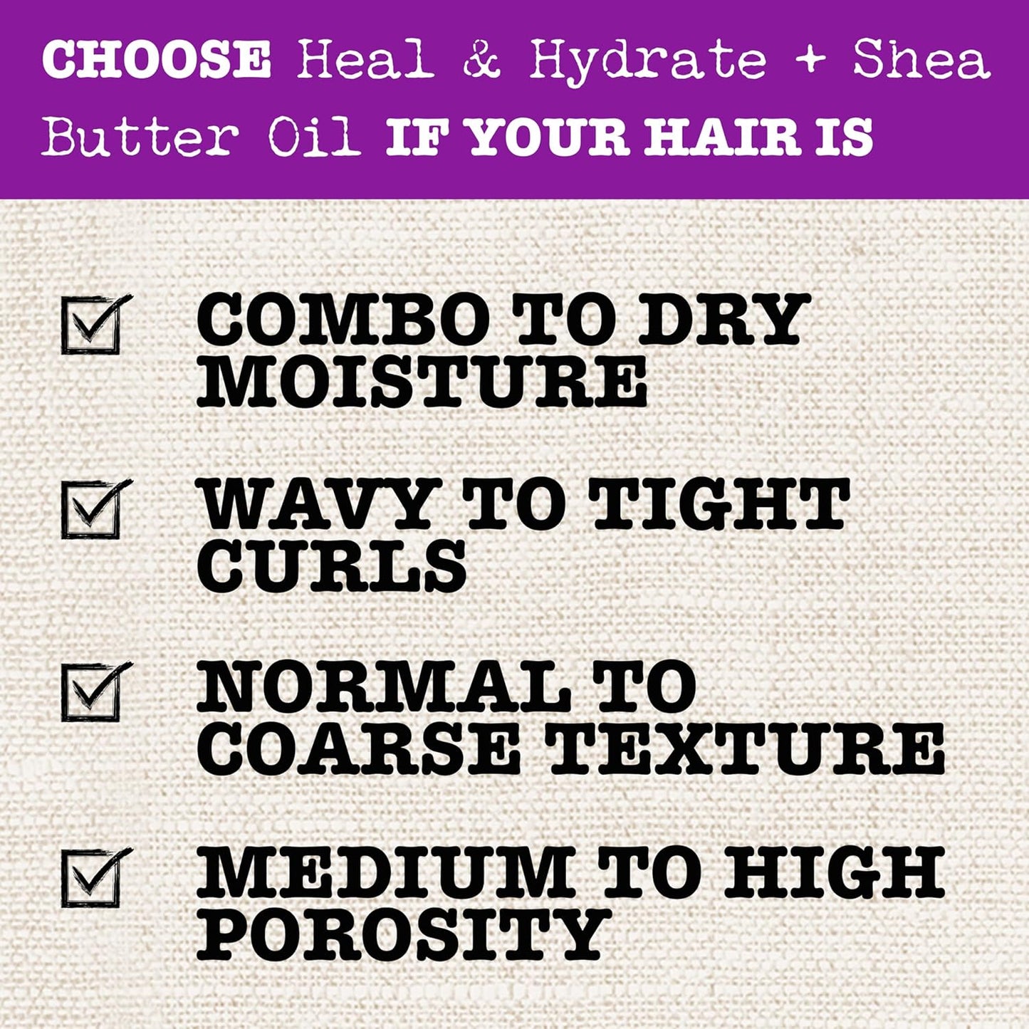 Maui Moisture Heal & Hydrate + Shea Butter Shampoo to Repair & Deeply Moisturize 13 fl oz