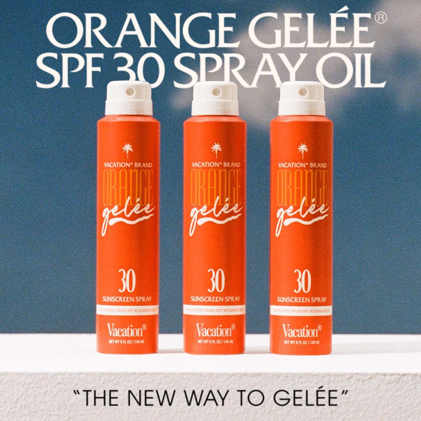Vacation Orange Gelée SPF 30 Sunscreen Spray Oil & Air 5 Fl. Oz.