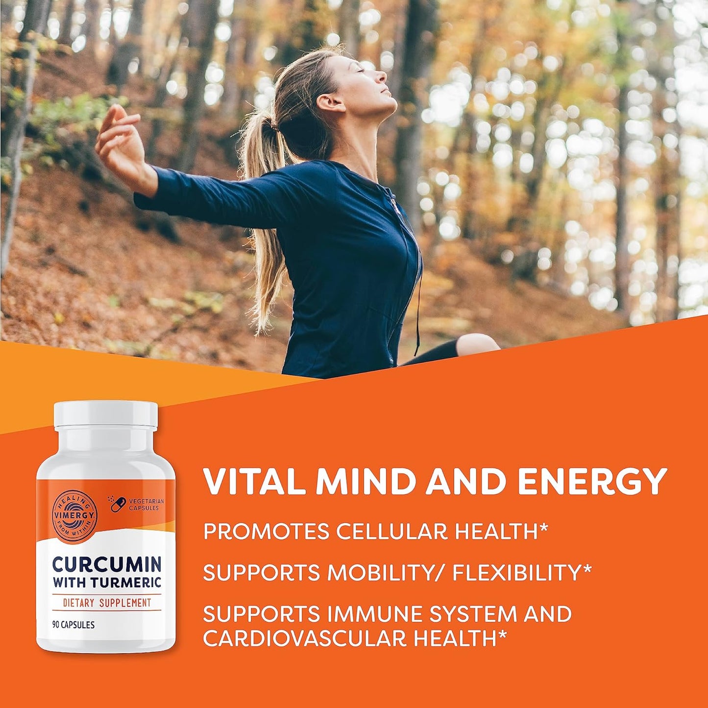 Vimergy Curcumin with Turmeric, 90 capsules