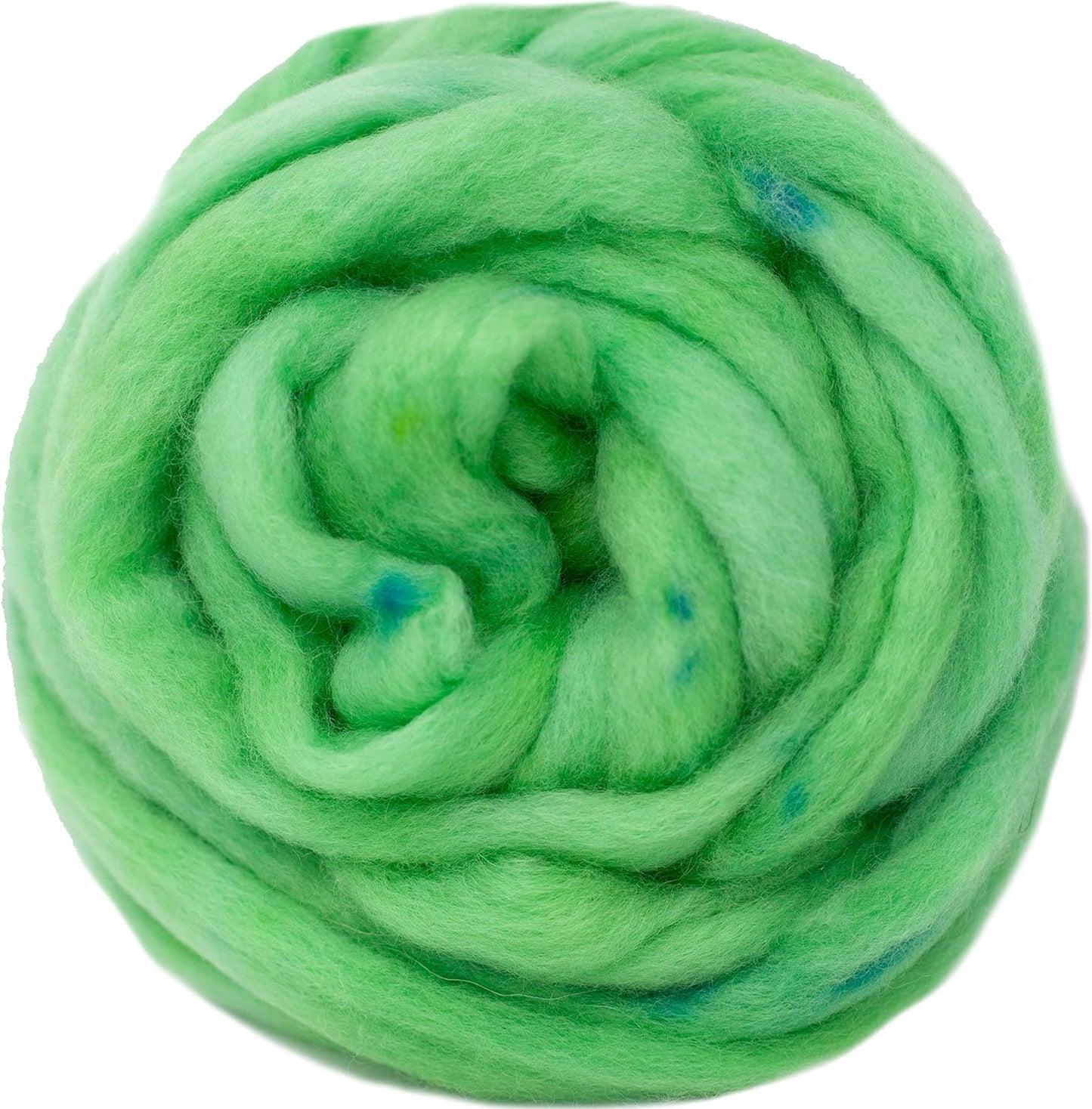 Wool Roving Hand Dyed. Super Soft BFL Combed Top