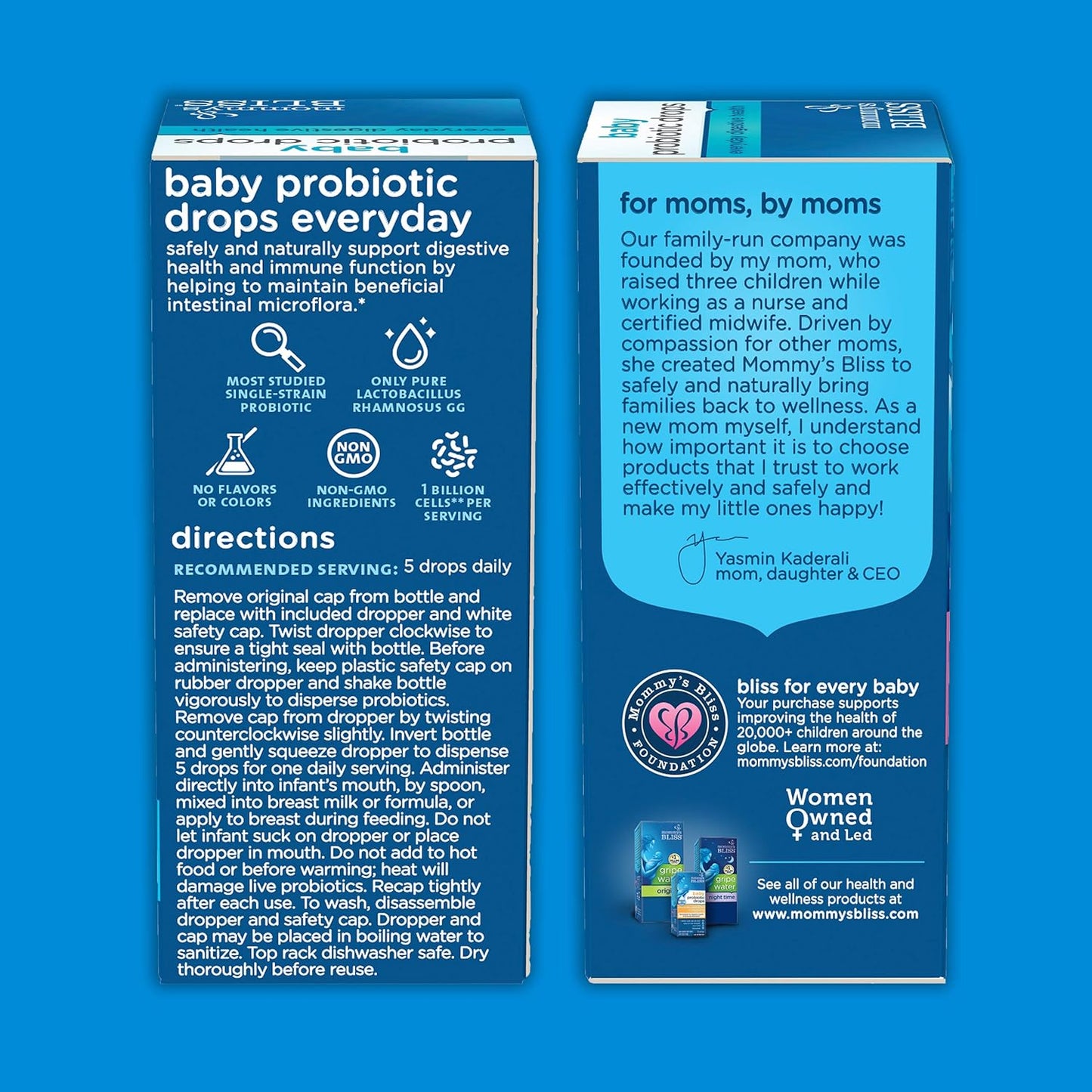 Mommy's Bliss Baby Probiotic Drops, Daily Gas, Colic Symptom Relief