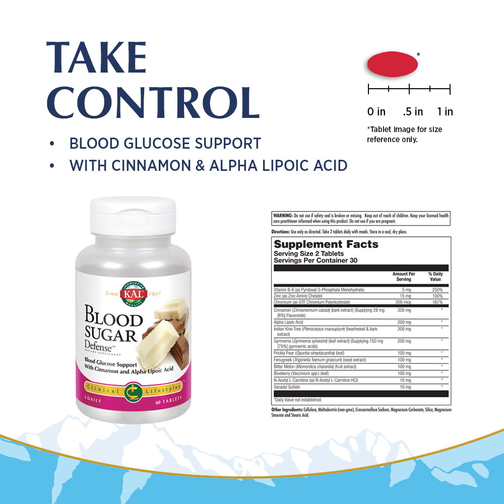 KAL Blood Sugar Defense | 60 Tablets