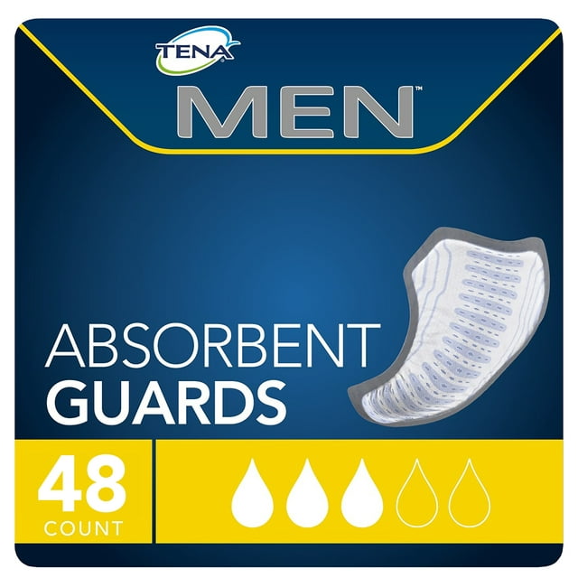 Tena Incontinence Guards for Men, Moderate, 48 count
