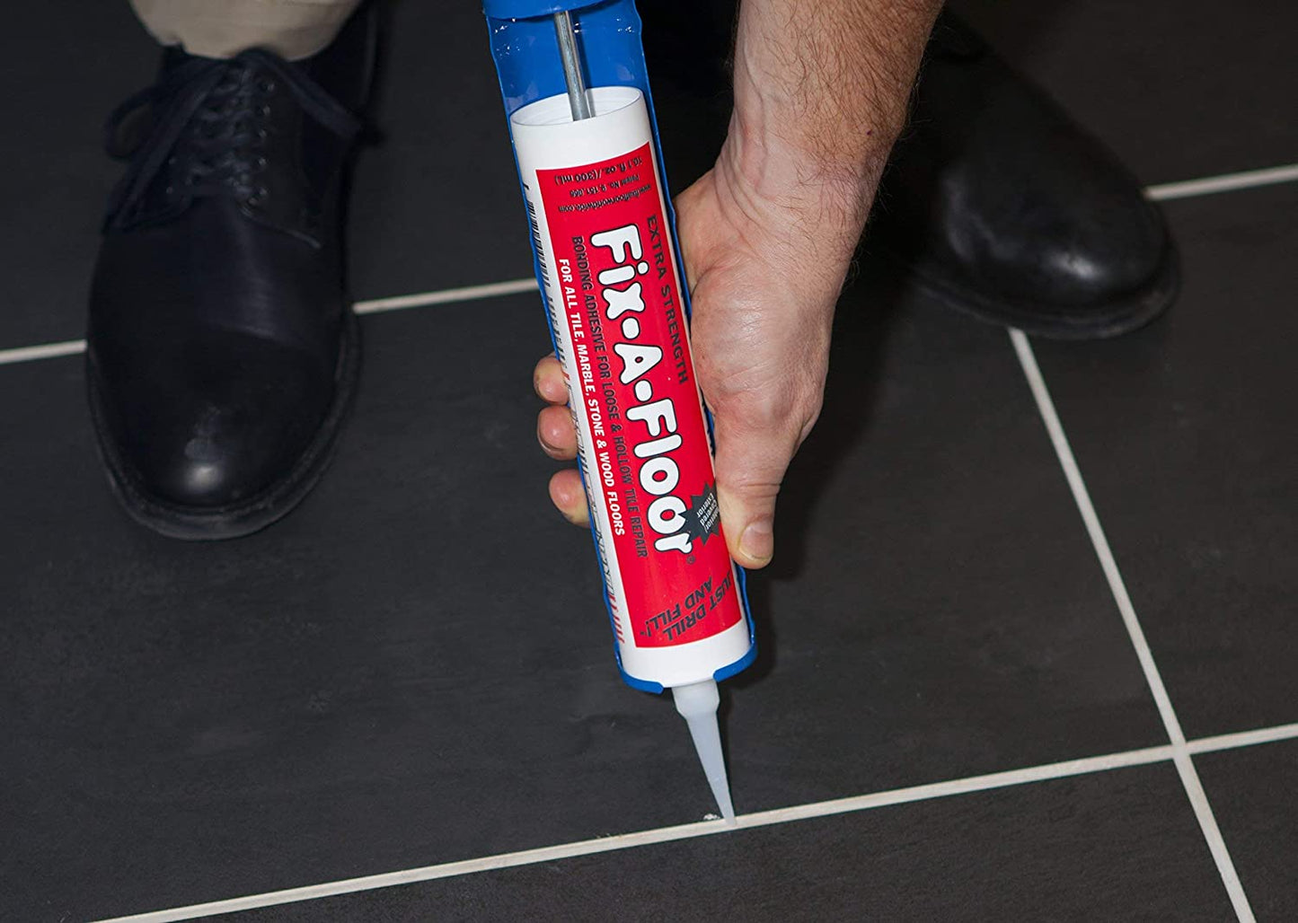 Fix-A-Floor Worldwide%2C IncFloor Extra Strength Bonding Adhesive for Loose and Hollow Tile Repair 10 fl oz Tube