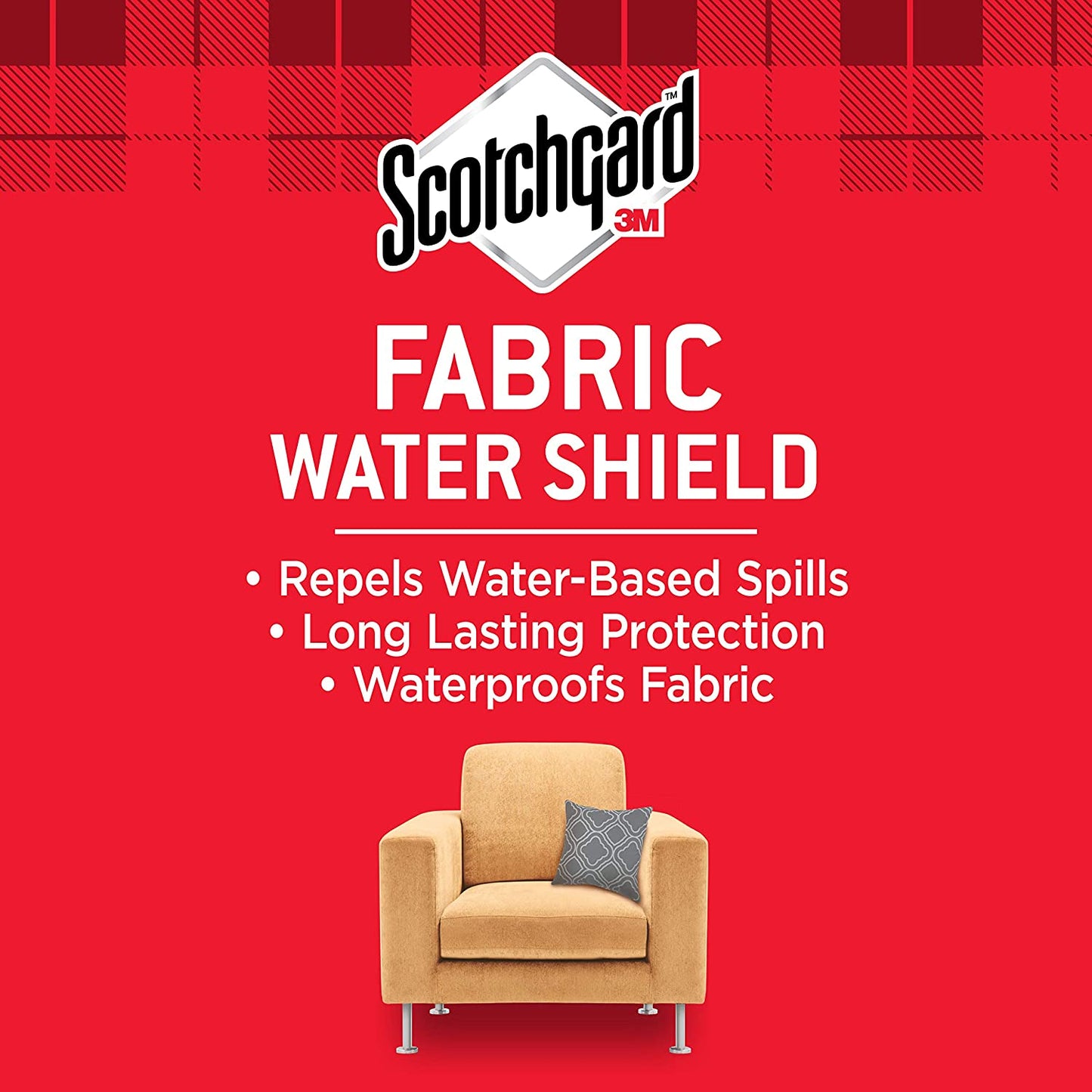 Scotchgard Fabric Water Shield, 13.5 Ounces, Repels Water, Ideal for Couches, Pillows, Furniture, Shoes and More, Long Lasting Protection