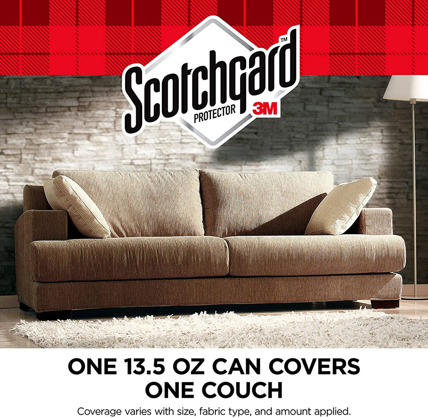 Scotchgard Fabric Water Shield, 13.5 Ounces, Repels Water, Ideal for Couches, Pillows, Furniture, Shoes and More, Long Lasting Protection