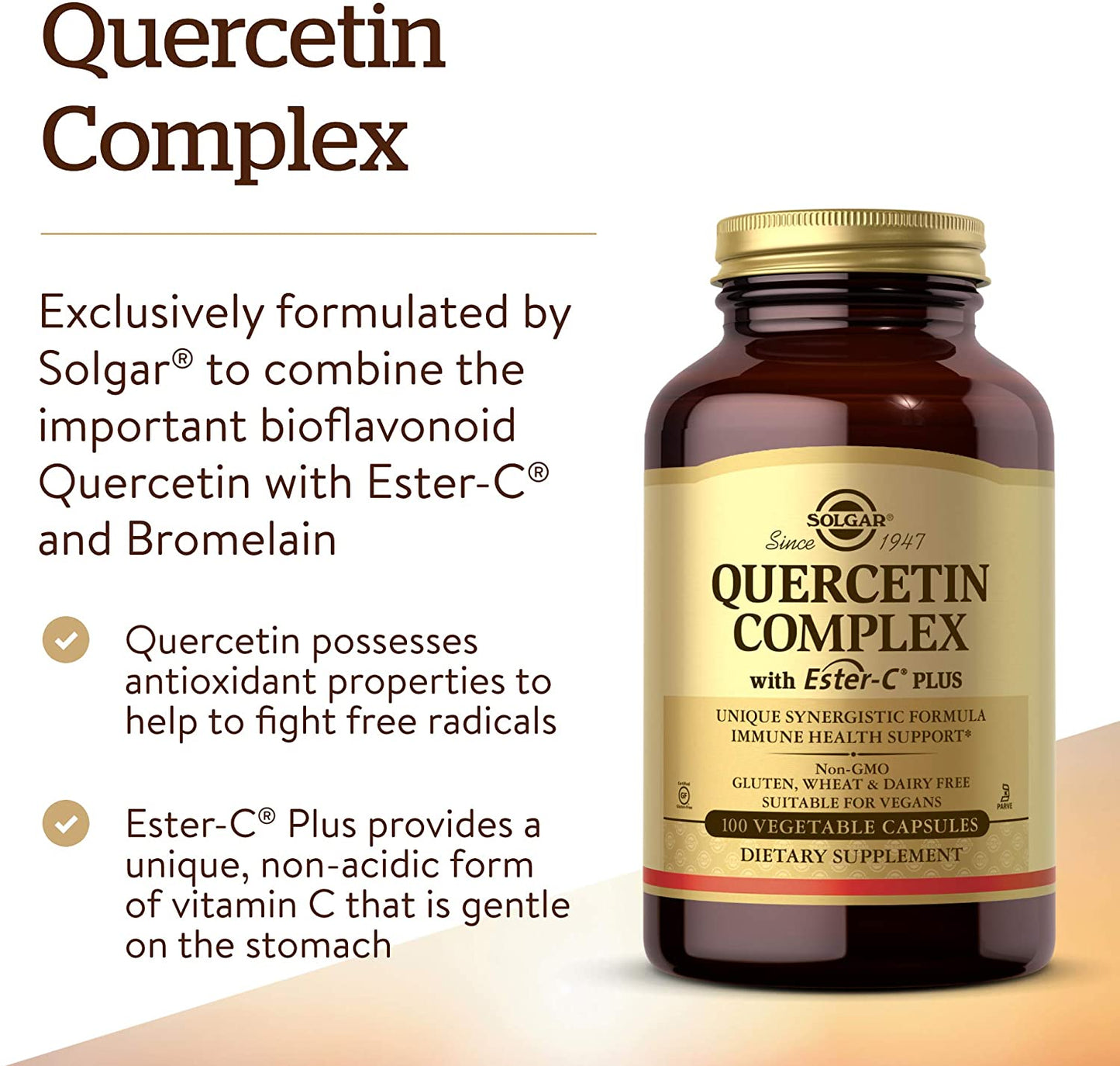 Solgar, Quercetin Complex, 100 Vegetable Capsules