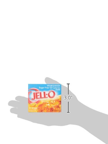 Jell-O Orange Flavor Sugar-Free Gelatin Mix, 0.30 Ounce (8.5G)