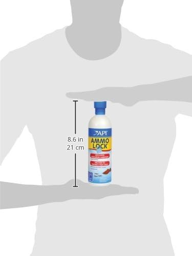 API AMMO-LOCK Freshwater and Saltwater Aquarium Ammonia Detoxifier 16-Ounce Bottle