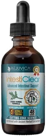 IntestiClear - Advanced Intestinal Cleanse Support for Humans -2fl oz