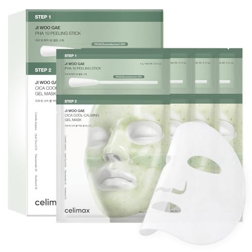celimax Cica PHA Peel 2-Step Gel Mask (4ea)