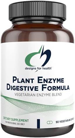 Designs for Health Plant Enzyme Digestive Formula -90 Capsules
