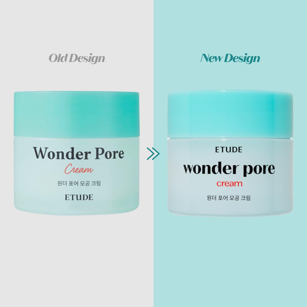ETUDE Wonder Pore Cream, Face Moisturizer for Sensitive Skin 2.5 Fl Oz
