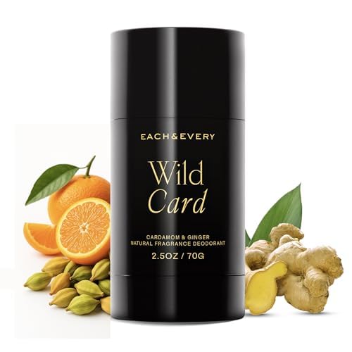 Each & Every Aluminum-Free Deodorant  - Cardamom & Ginger  2.5oz