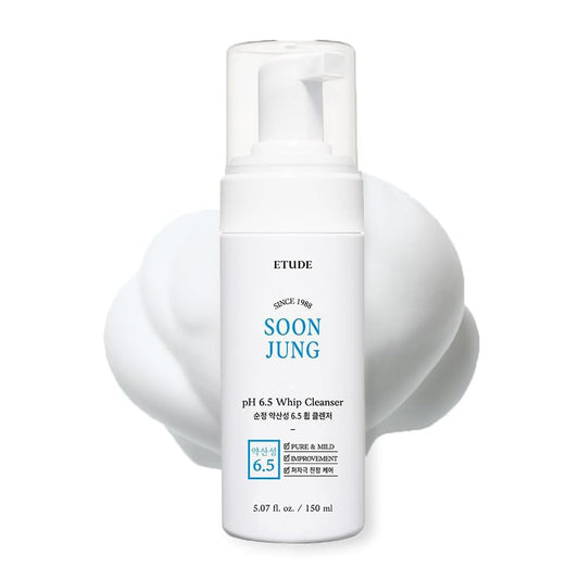 ETUDE SoonJung pH 6.5 Whip Facial Cleanser 5.1 fl. oz.