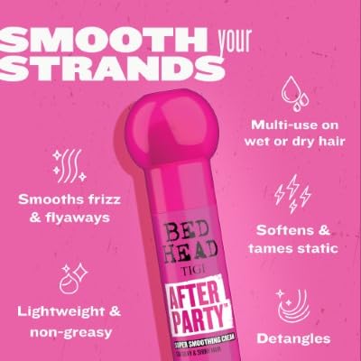 Tigi Bed Head After Party Smoothing Cream - 3.4 Ounce, Pack of 3
