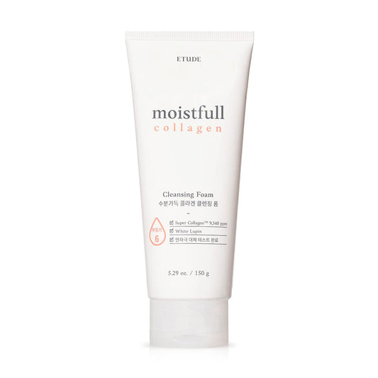 ETUDE Moistfull Collagen Cleansing Foam, Face Wash 5.29 Ounce