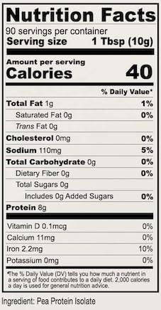 Anthony's Premium Pea Protein, 2 lb