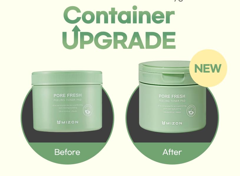 MIZON Pore Fresh Peeling Toner Pads - 60 PCS