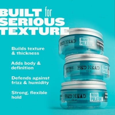 TIGI Bed Head Manipulator Hair Putty 3-Pack –2.01 Oz Ea