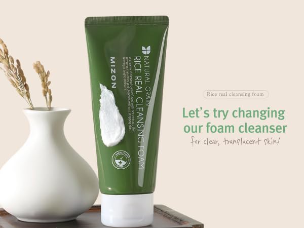 MIZON Rice Real Cleansing Foam -  5.07 fl oz