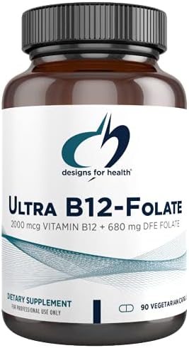 Designs for Health Ultra Methylated B12 + Methyl Folate -90 Capsules