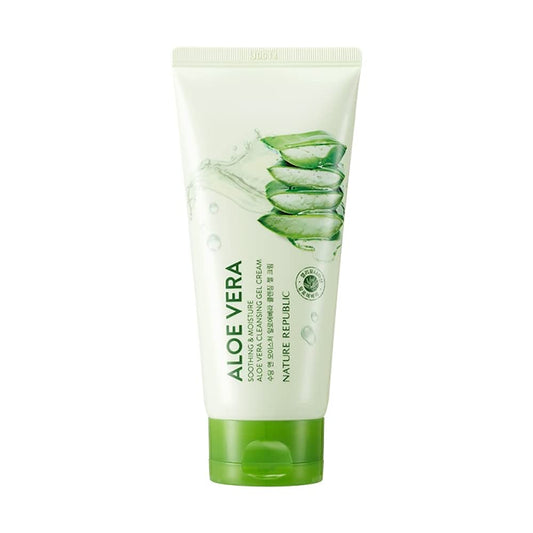 Nature Republic Soothing and Moisture Aloe Vera Cleansing Gel Cream - 5.07 fl oz